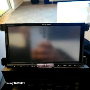 Alpine double din TV radio